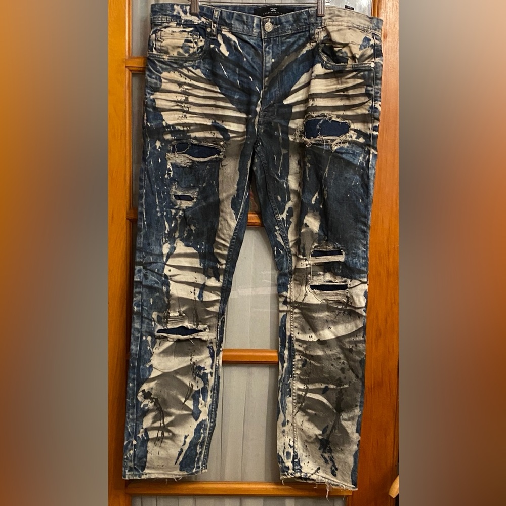 Jordan Craig Legacy Collection Aaron Oil Wash Streetwear Distroyed Jean 38/32